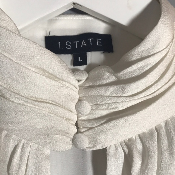 NWT 1. State White Sleeveless Top - Picture 2 of 7